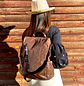 Mochila y Cartera Antirrobo Café Mujer - Miniatura 2