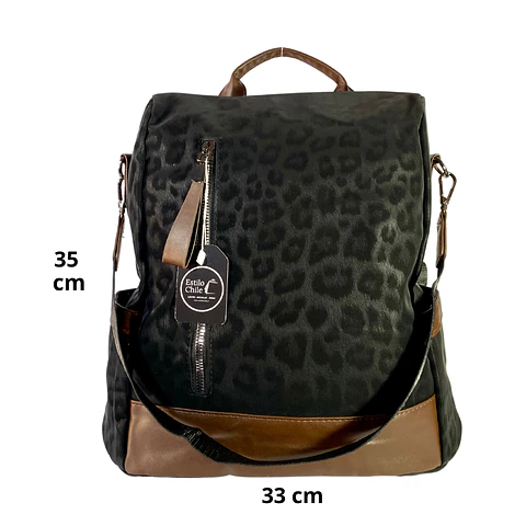 Mochila y Cartera Antirrobo Negra Mujer 4