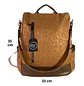 Mochila y Cartera Antirrobo Café Mujer - Miniatura 4