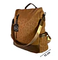Mochila y Cartera Antirrobo Café Mujer - Miniatura 5