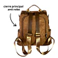 Mochila y Cartera Antirrobo Café Mujer - Miniatura 6