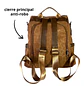Mochila y Cartera Antirrobo Café Mujer - Miniatura 6