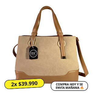 Cartera Beige Mujer