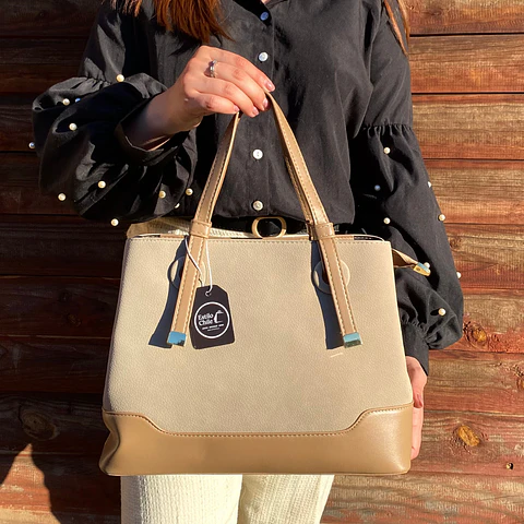 Cartera Beige Mujer 2