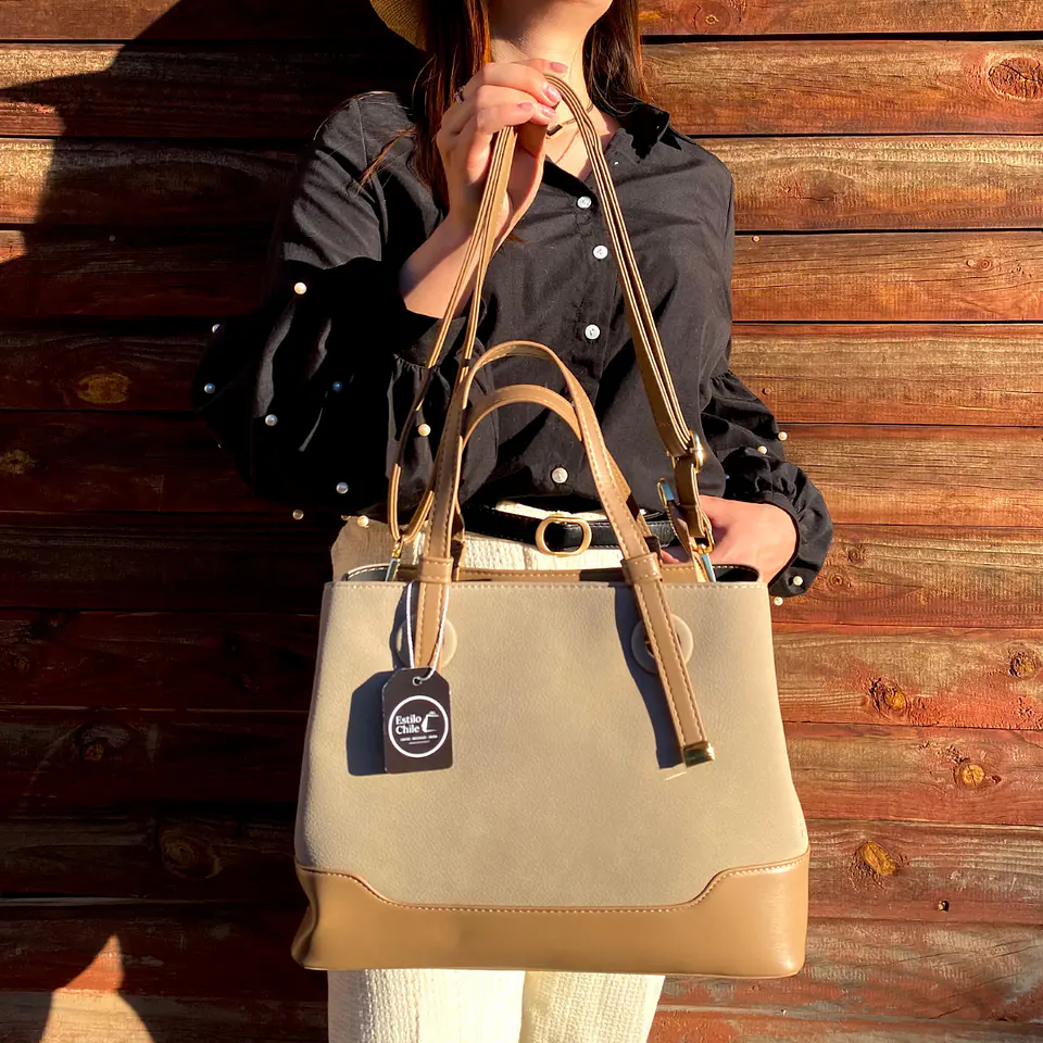 Cartera Beige Mujer 6