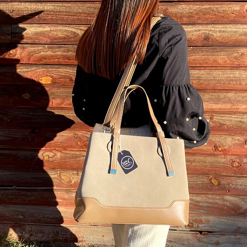Cartera Beige Mujer 3