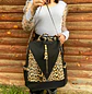 Mochila y Cartera Antirrobo Animal Print Negra - Miniatura 3