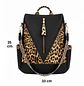 Mochila y Cartera Antirrobo Animal Print Negra - Miniatura 4