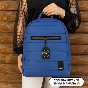 Mochila Puff Azul