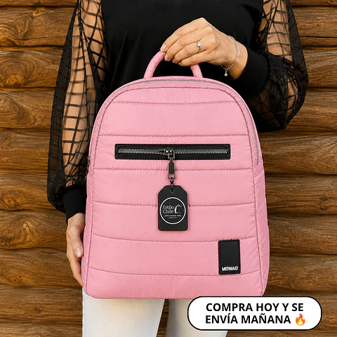 Mochila Puff Rosa 1