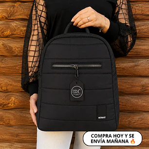 Mochila Puff Negra