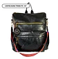 Mochila y Cartera Impermeable Negra (Capacidad Pc 14