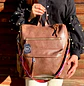 Mochila y Cartera Impermeable Café Oscuro (Capacidad Pc 14