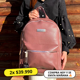 Mochila Impermeable Rosa (Capacidad Pc 15