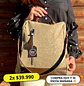 Mochila y Cartera Antirrobo Beige Mujer - Miniatura 1