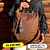 Mochila y Cartera Antirrobo Café Mujer
