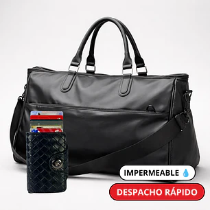 Pack Hombre: Bolso de Lujo 40L + Billetera Viral 