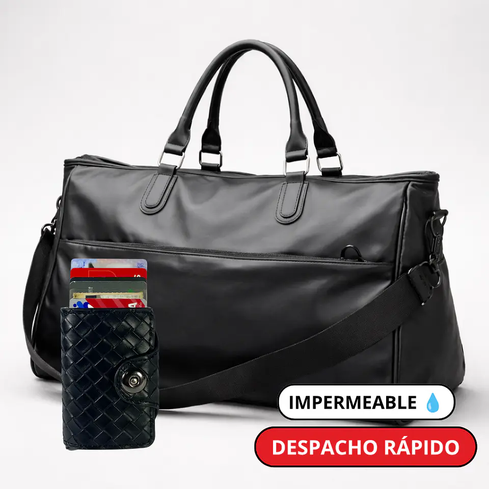 Pack Hombre: Bolso de Lujo 40L + Billetera Viral  1