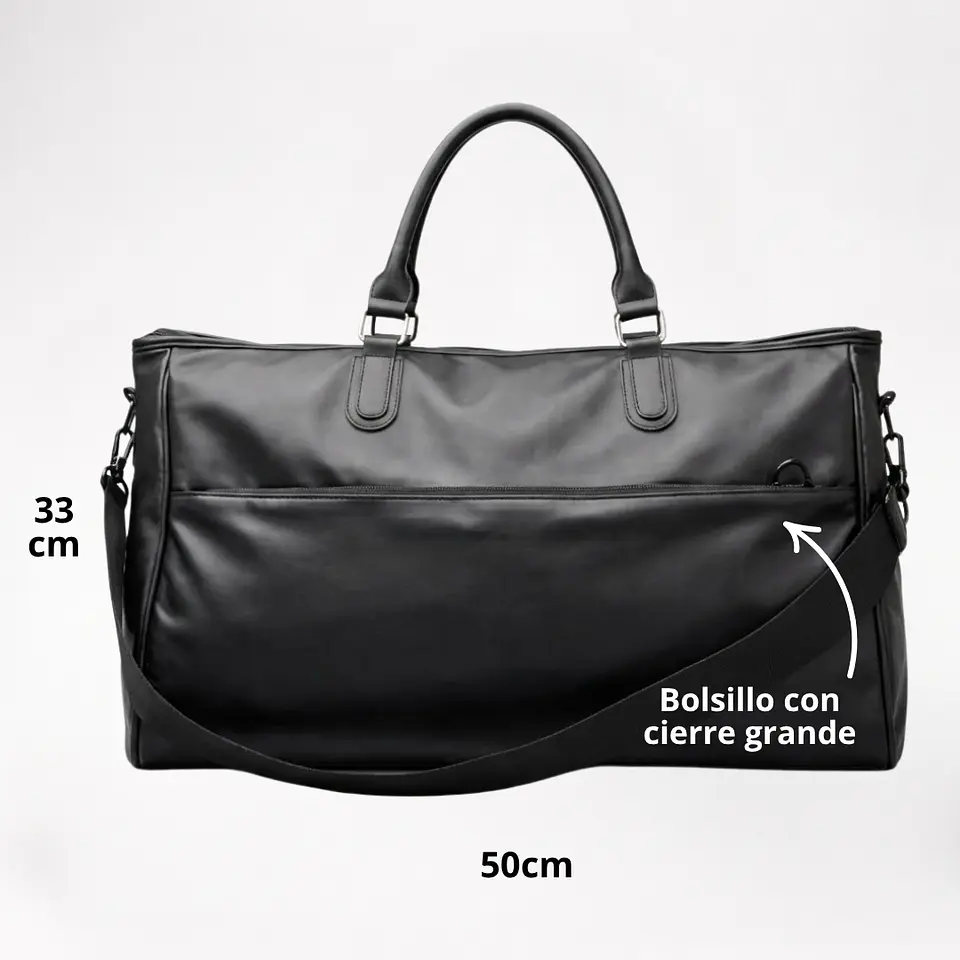 Pack Premium: Bolso de Lujo 40L + Maletín + Billetera Viral + Envío Gratis 🔥 3