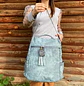 Mochila y Cartera Antirrobo de Jeans Azul Mujer - Miniatura 6