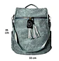 Mochila y Cartera Antirrobo de Jeans Azul Mujer - Miniatura 3