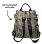Mochila y Cartera Antirrobo de Jeans Gris Mujer - Miniatura 5