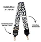 Straps Animal Print Negro Gran Calidad - Miniatura 3