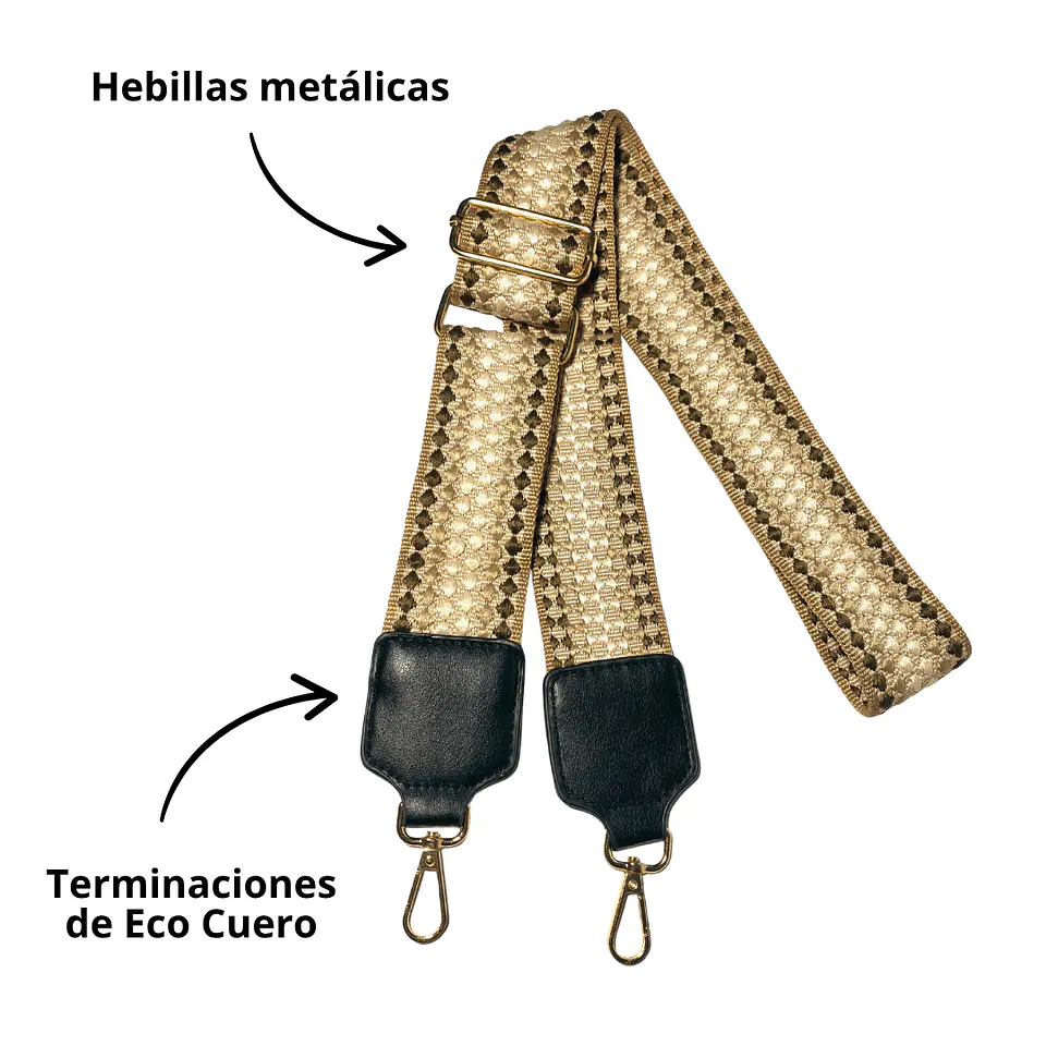 Straps Beige Gran Calidad 2