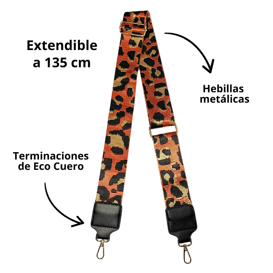 Straps Animal Print Gran Calidad 3