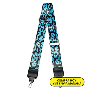 Straps Animal Print Azul Gran Calidad