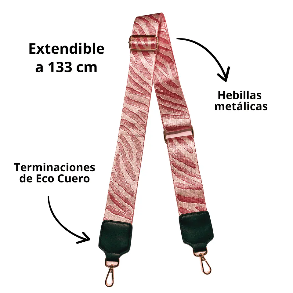 Straps Rosado Gran Calidad 3