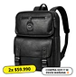 Mochila Impermeable Eco Cuero (Capacidad Pc hasta 16