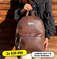 Mochila Impermeable Café (Capacidad Pc 15
