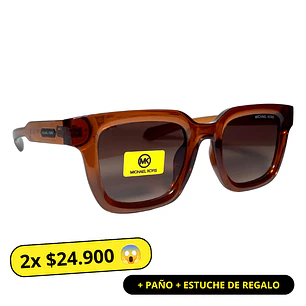 Lentes de Sol Premium MK AAA Café Unisex 