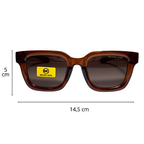 Lentes de Sol Premium MK AAA Café Unisex  2