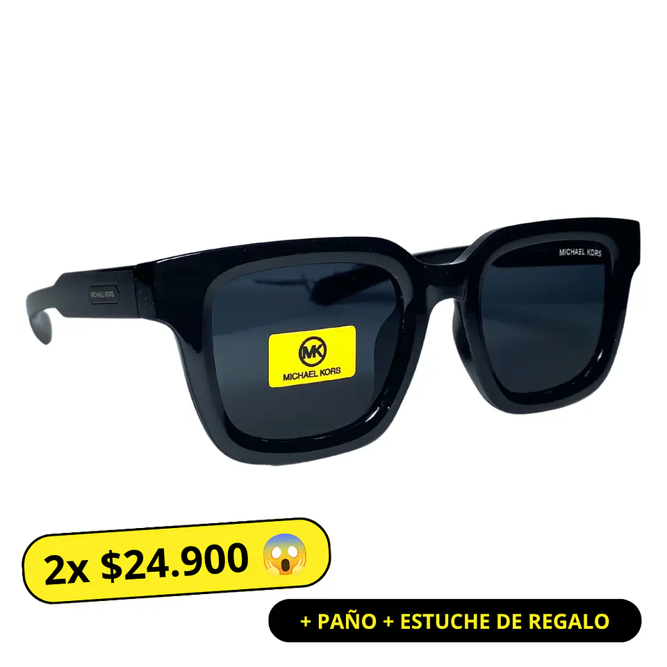 Lentes de Sol Premium MK AAA Negro Unisex  1