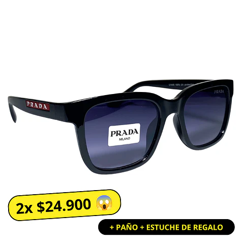 Lentes de Sol Premium AAA Negro Unisex  1