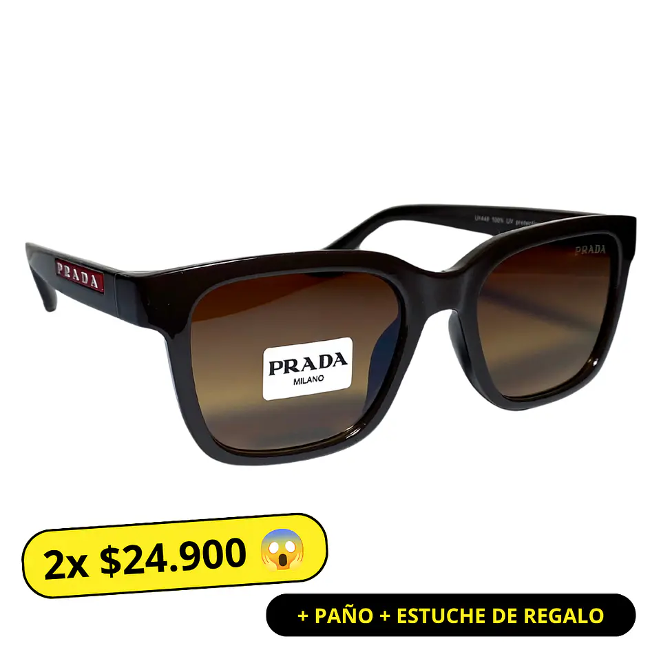 Lentes de Sol Premium AAA Café Unisex  1
