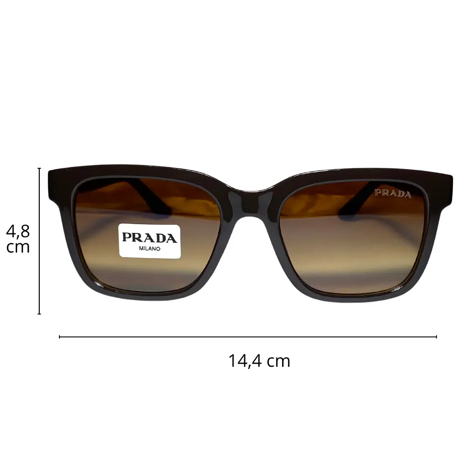 Lentes de Sol Premium AAA Café Unisex  2