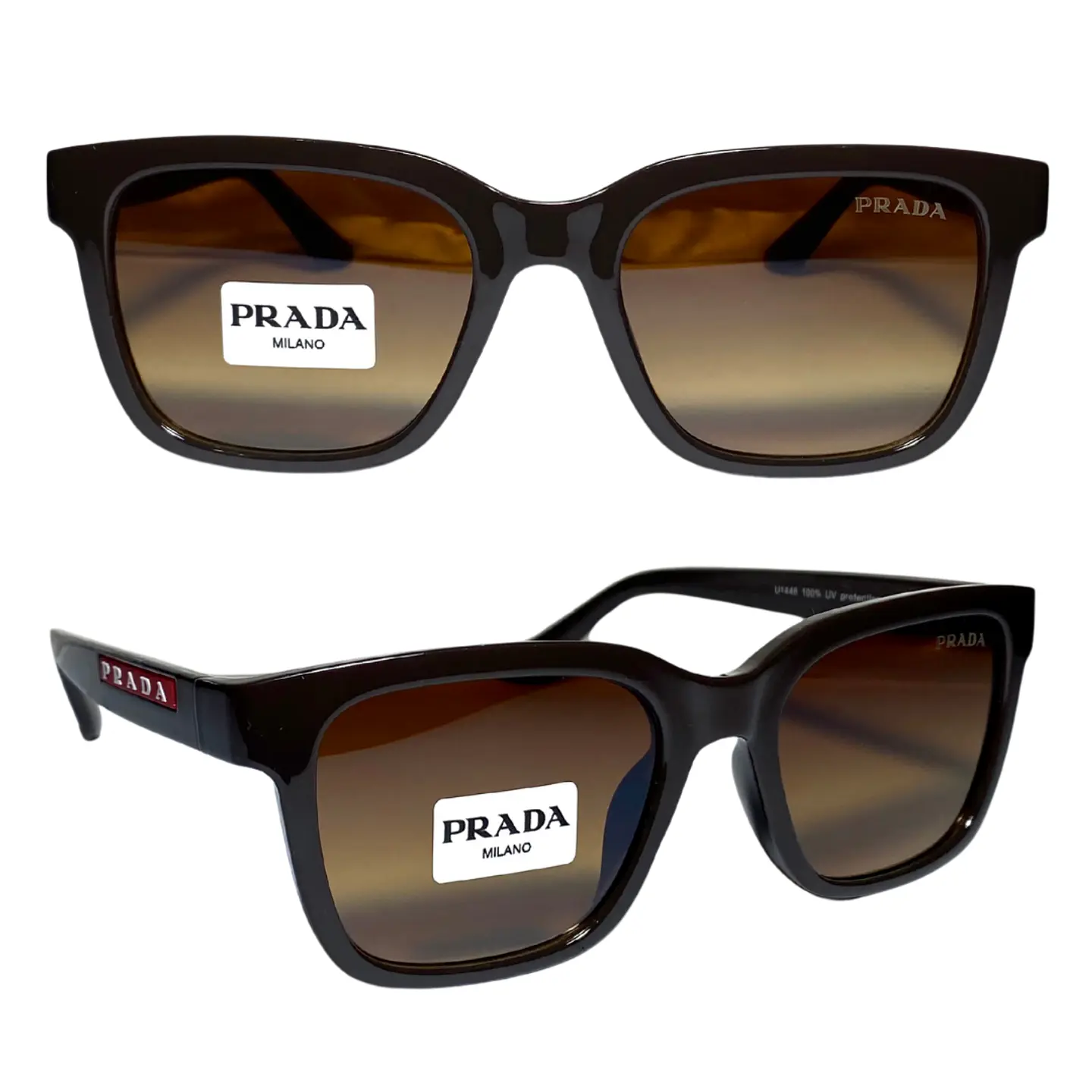 Lentes de Sol Premium AAA Café Unisex  6