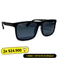 Lentes de Sol Premium AAA Ferrari Negro Hombre - Miniatura 1