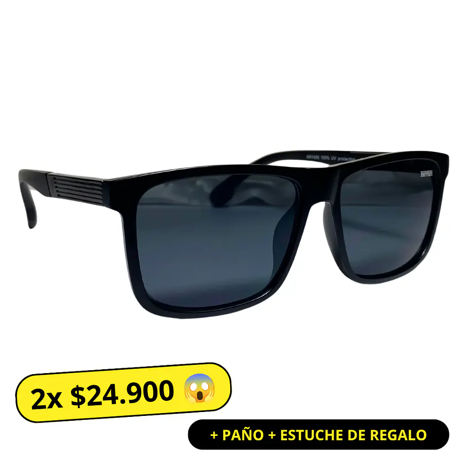 Lentes de Sol Premium AAA Ferrari Negro Hombre 1