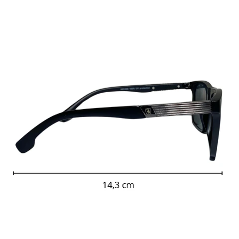Lentes de Sol Premium AAA Ferrari Negro Hombre 3