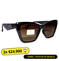 Lentes de Sol Premium AAA LV Café Mujer  - Miniatura 1