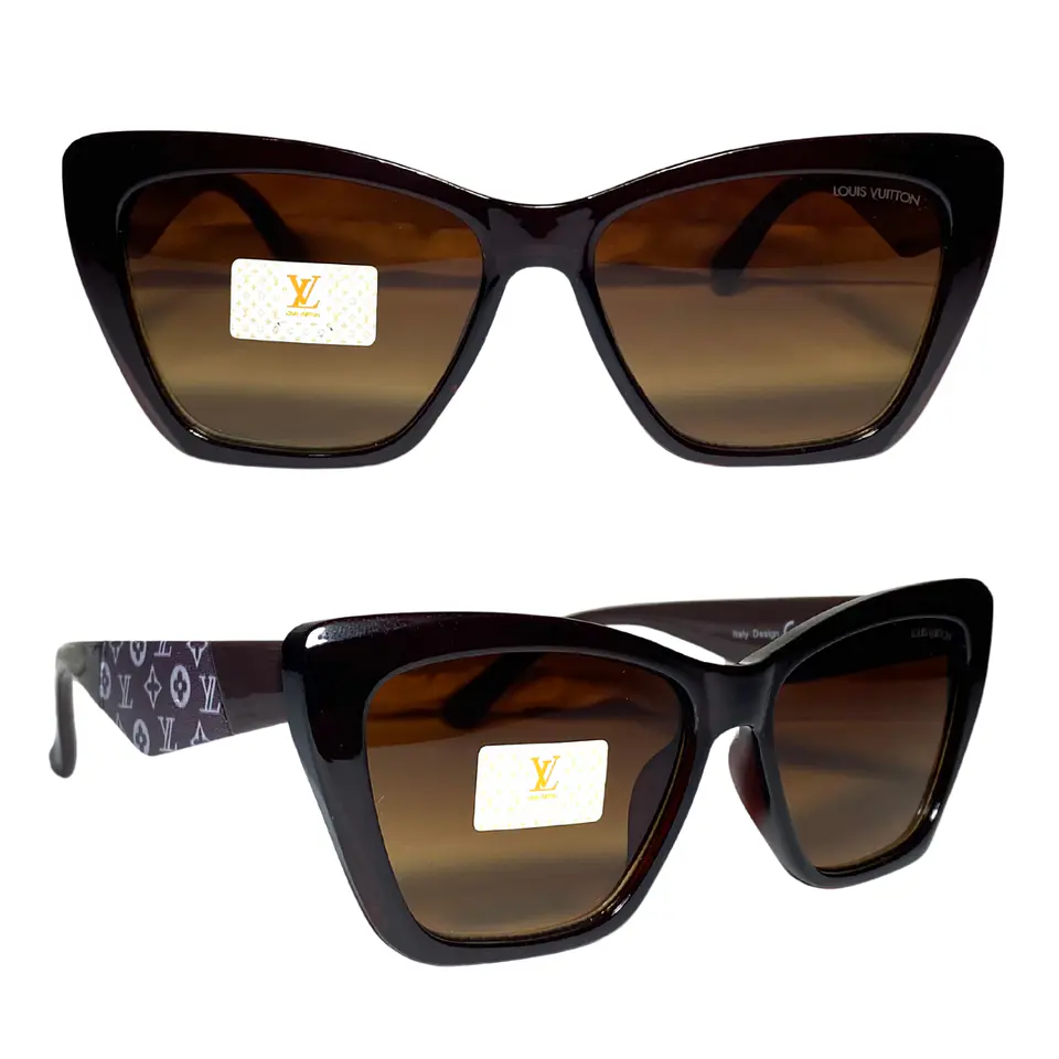 Lentes de Sol Premium AAA LV Café Mujer  6