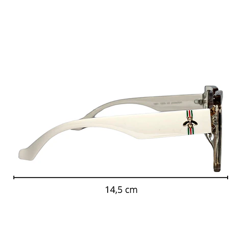 Lentes de Sol Premium AAA Crema Mujer  3