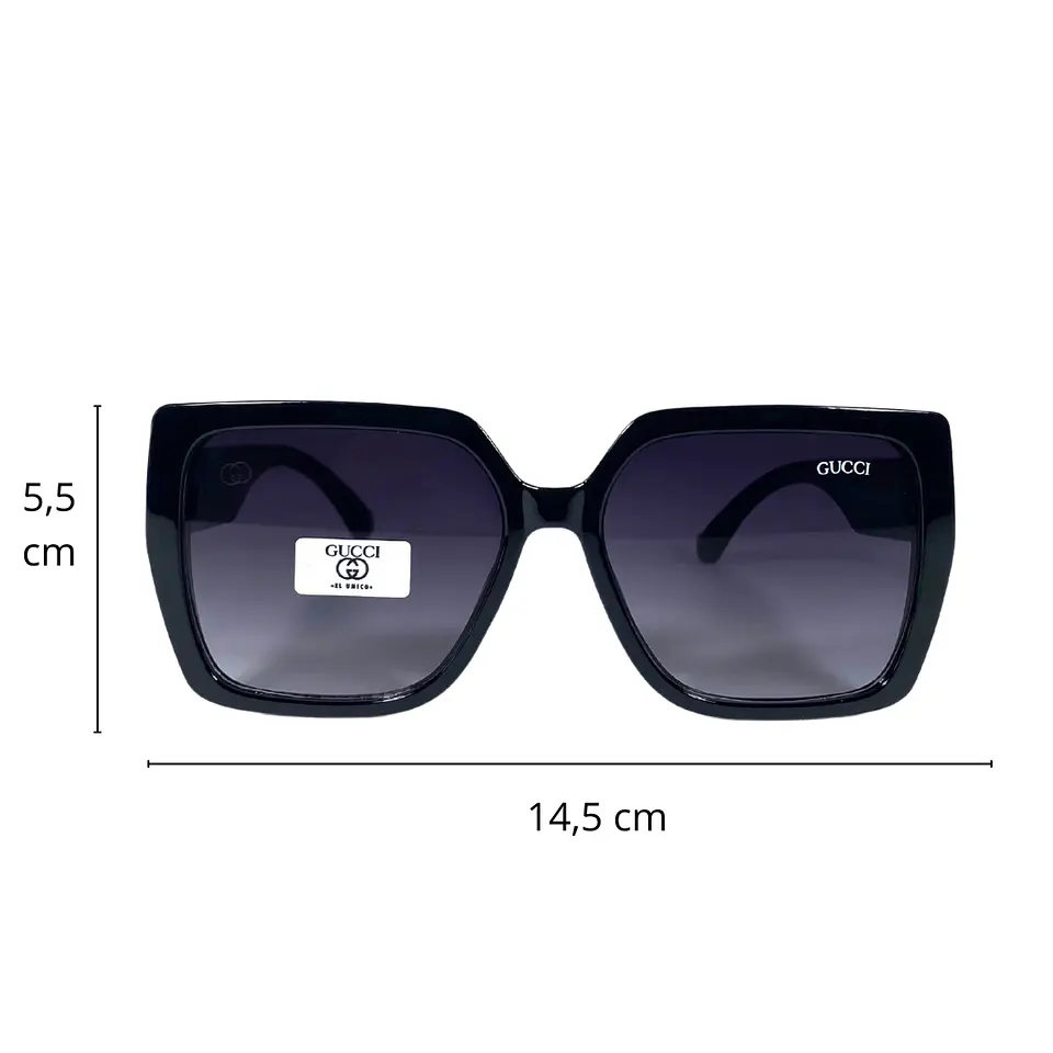Lentes de Sol Premium AAA Negro Mujer  2