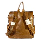 Mochila y Cartera Impermeable Café (Capacidad Pc 14