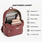 Mochila Impermeable Rosa (Capacidad Pc 15