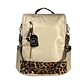 Mochila y Cartera Antirrobo Animal Print Crema - Miniatura 4